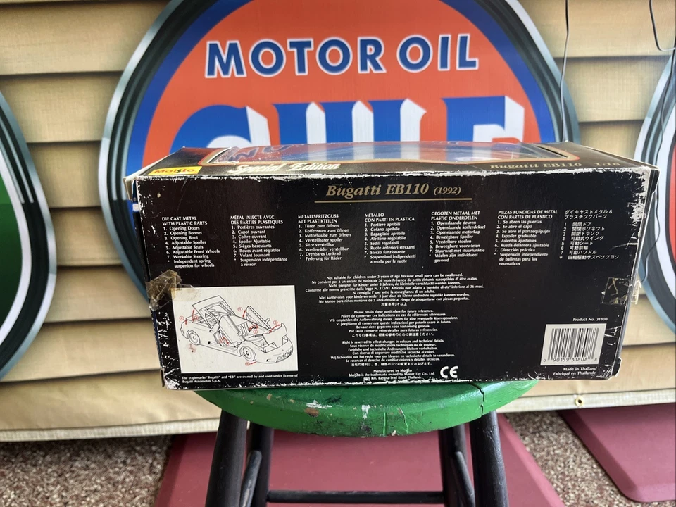 Bugatti EB 110 azul Maisto edición especial 1:18  Foto 4 de 4