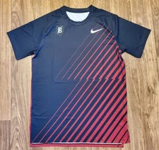 Nike Pro Elite Shirt Bowerman Track Club Mens Large Warm-Up Red Black CW7675-010
