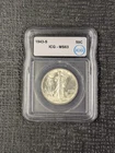 1943-S MS 63 50C Walking Liberty Half Dollar ICG New White Label w/Great Luster