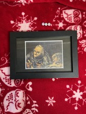 Beautiful GOYA , Art Print FRAMED , Vintage OCCULT BLACK MASS