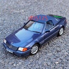 Mercedes-Benz NOREV 1:18 1989 SL500 Convertible Diecast Model Classic Luxury Car