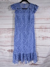 Elie Tahari Vine Women's Wisteria Floral Lace Midi Dress Size 6