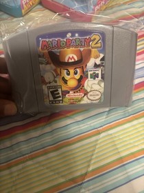 AUTHENTIC Vtg ORIGINAL N64 Nintendo 64 MARIO PARTY 2 Cartridge TESTED Game OEM
