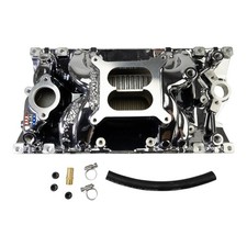 Edelbrock 7516-cp Rpm Air-gap Intake Manifold For Small Block Chevy Vortec