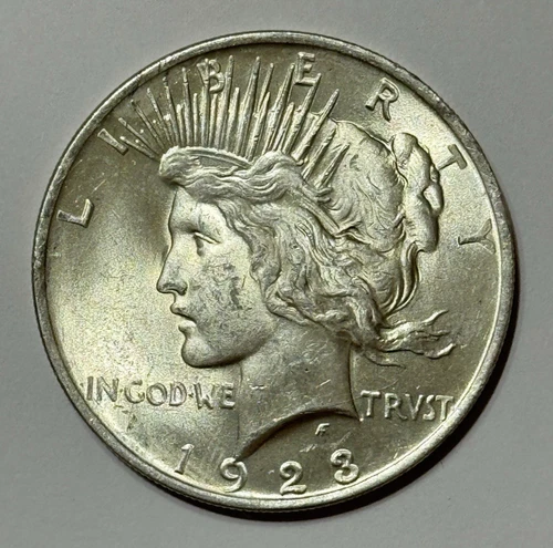 1923 Peace Silver Dollar (90% Silver) ~ GEM BU