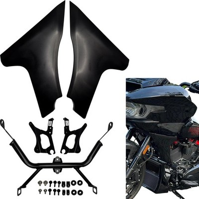 BeeBird Motorcycle Side Fairing Panel Bracket Kits for Harley Touring CVO Roa...