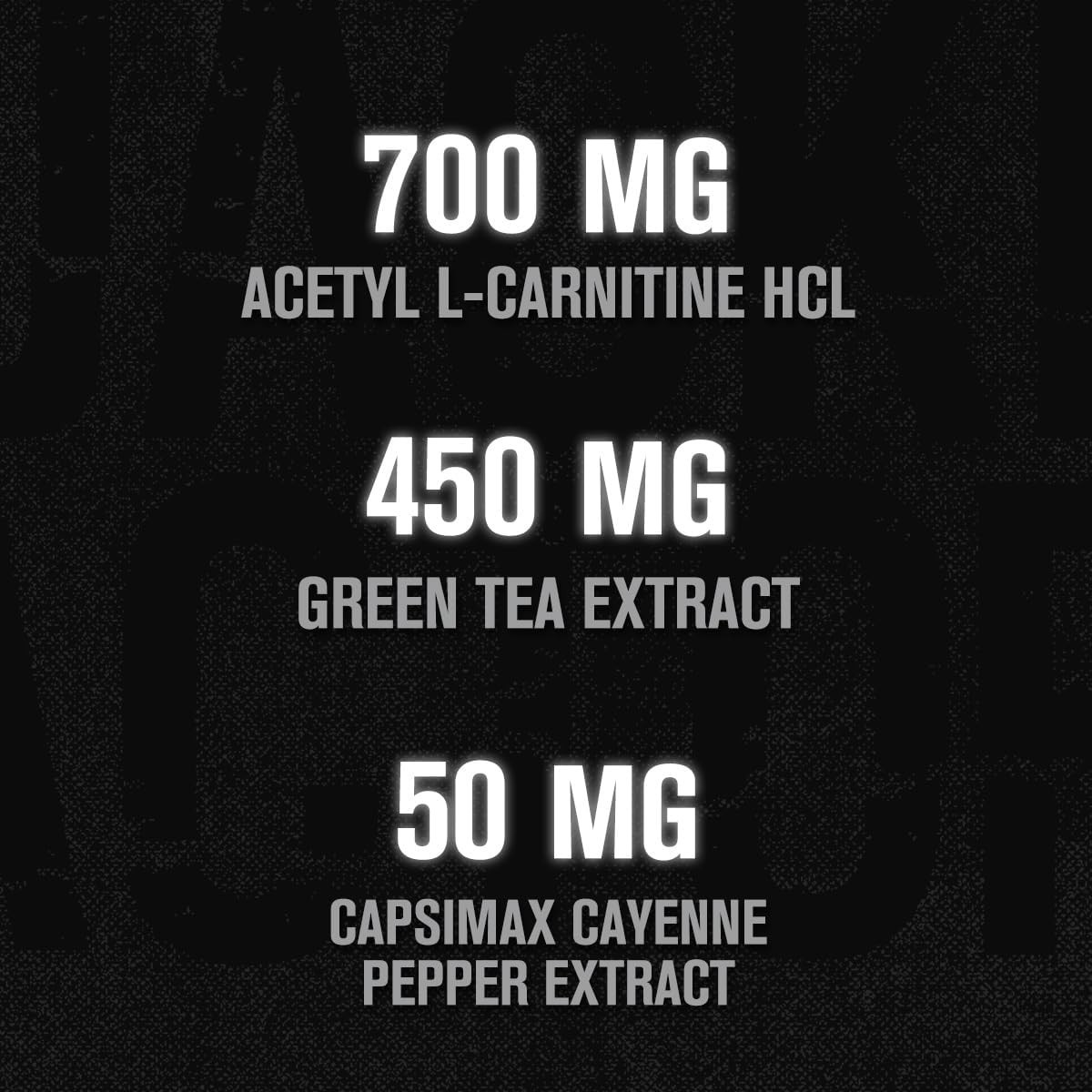 jacked factory acetyl l-carnitine hcl Burn XT Black Thermogenic Fat Burner - Weight Loss Supplement, Color:GLC871 Lingerie tonificar músculos GSH synthesis
