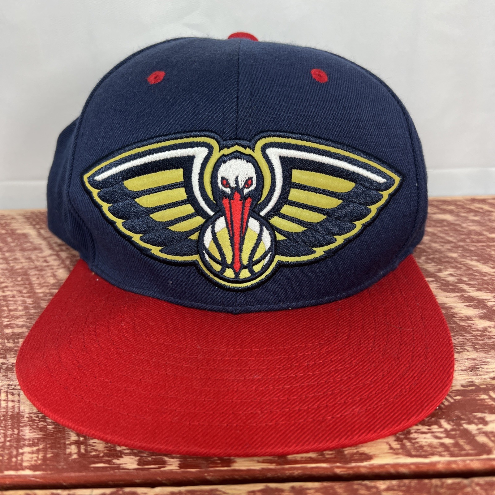 New Orleans Pelicans Hat Mens Mitchell & Ness Adjustable NBA Basketball Snapback