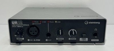 Steinberg UR12 24-bit 192 kHz - USB Audio Interface XLR Input
