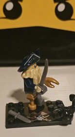 Pirates Of The Caribbean Davy Jones Custom Lego minifigure the Black Pearl 4184