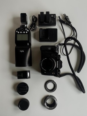 Fujifilm X-H1 Set + Fujinon 16-50mm, Godox V1F Blitz