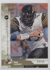 2018 Upper Deck CFL Gold 23/50 Ted Laurent #144 o1h