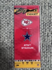 Charles Omenihu Signed Autograph Acrylic Commemorative Ticket Chiefs Metabilia