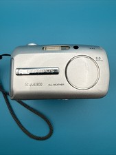VTG Olympus Stylus 800 Digital 8.0 MP Digital Camera Silver, No Battery, Parts