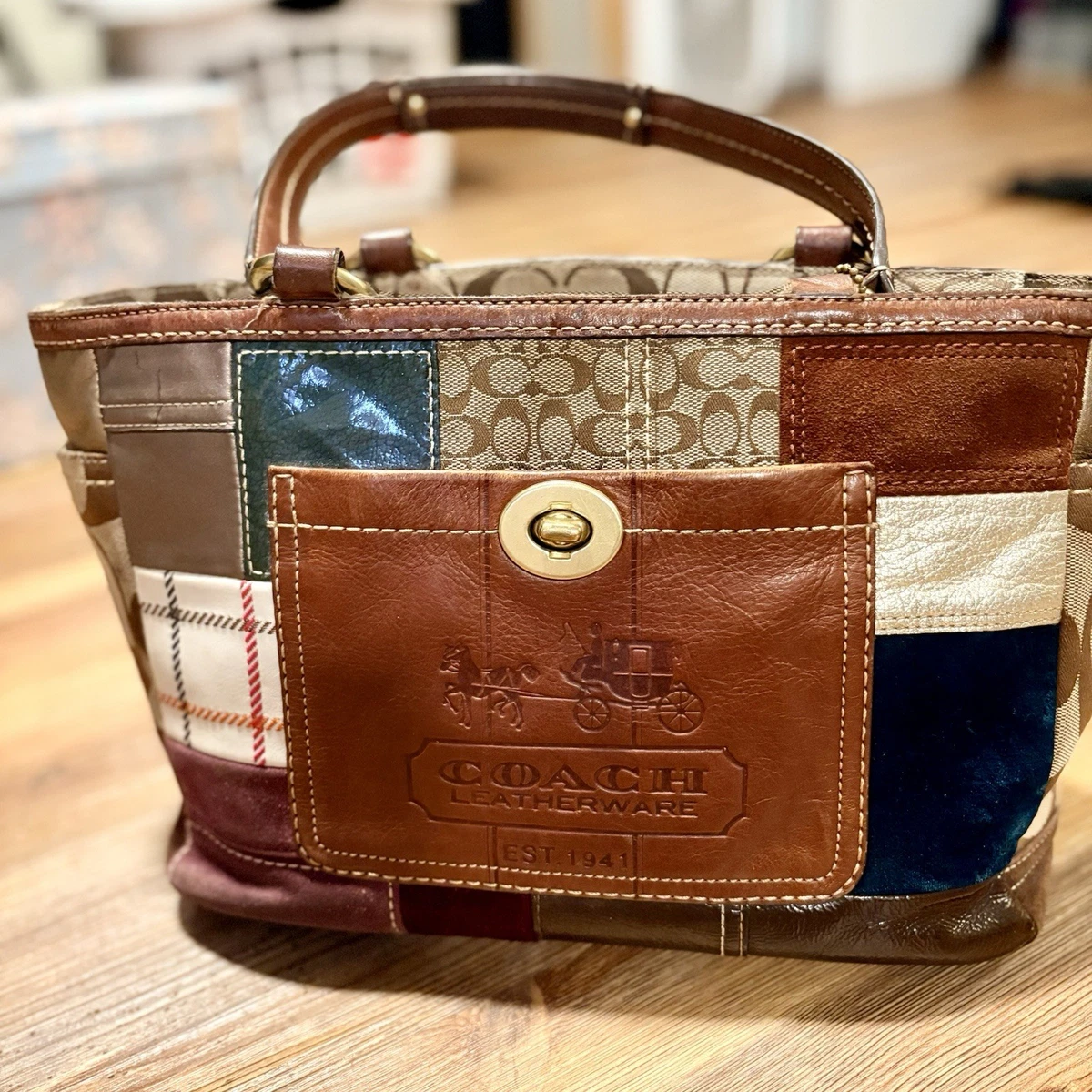 Coach Patchwork Tote Bags for Women for sale | eBay