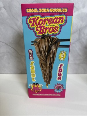 Korean Bros Seoul Soba Noodles 390g Authentic Korean-Style Buckwheat 3 Servings