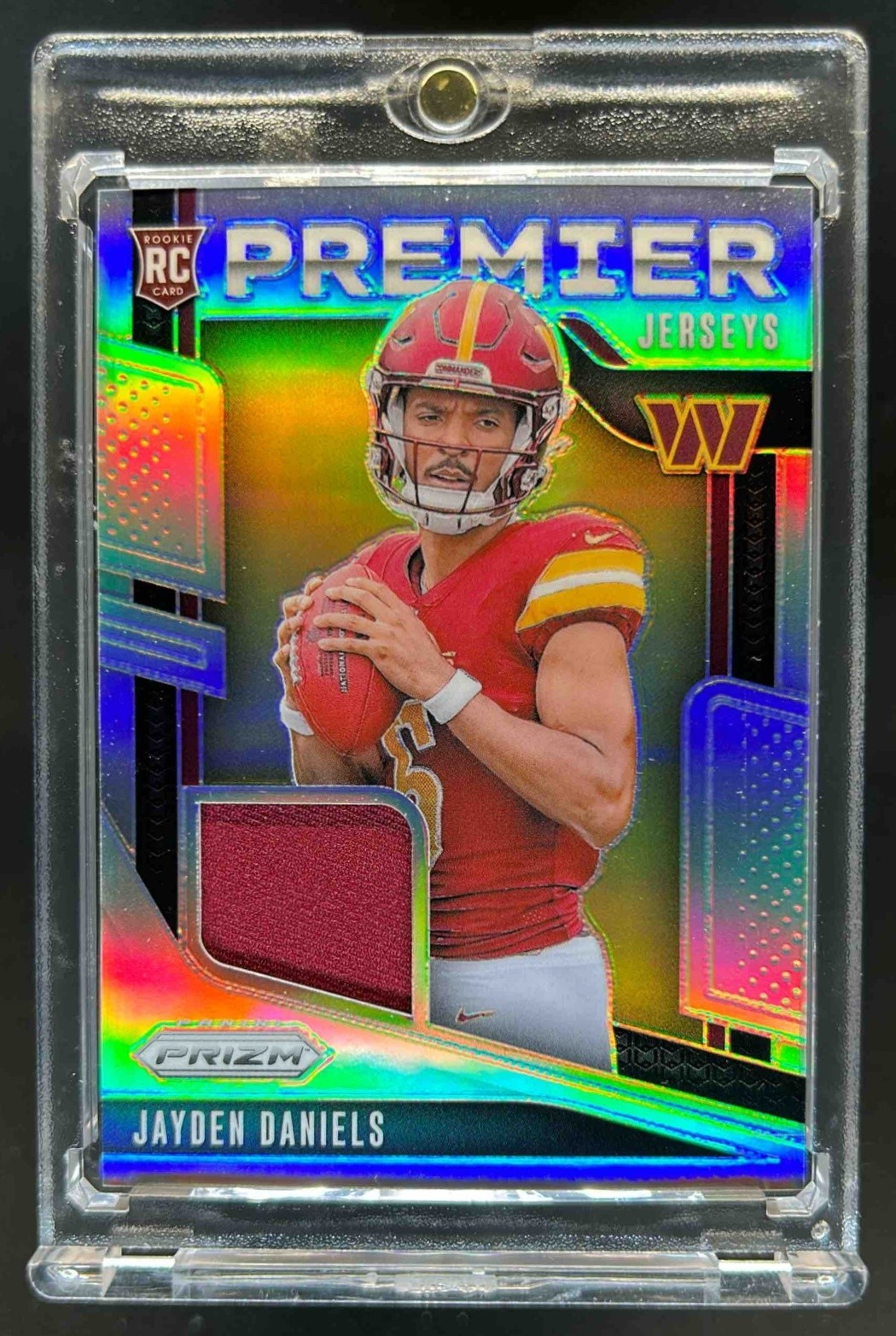 2024 Prizm Jayden Daniels Premier Jerseys RC Rookie #PJ-JDS Commanders