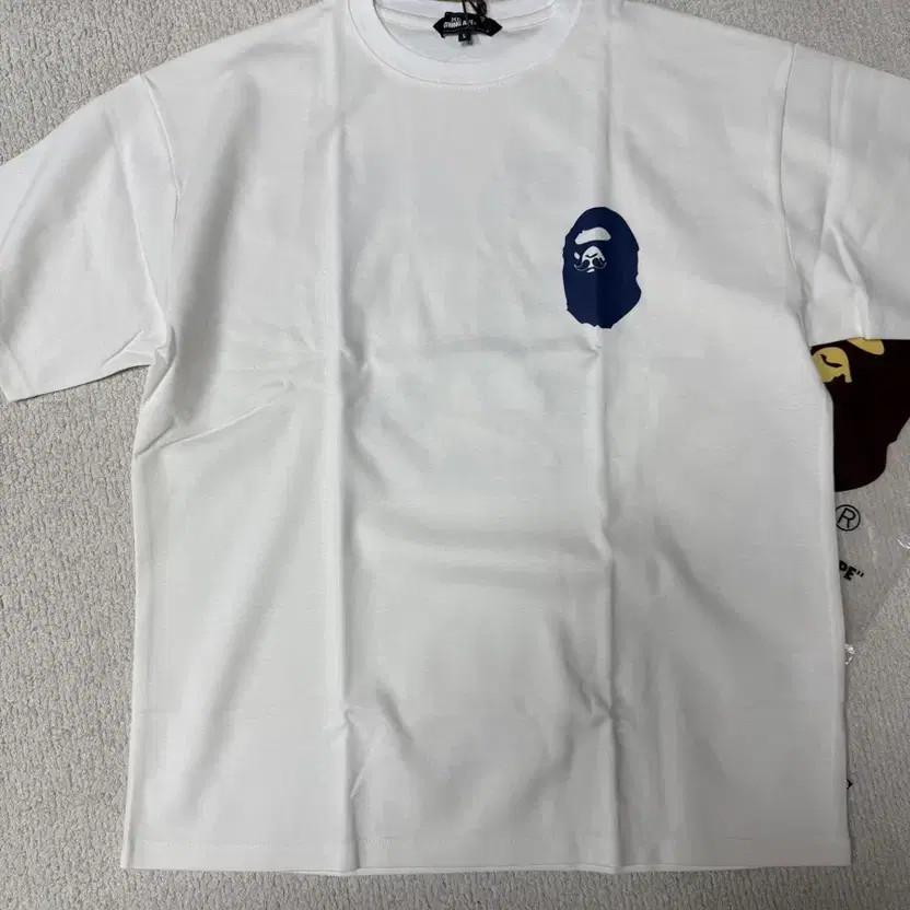 A Bathing Ape BAPE White Short Sleeve T-Shirt L New