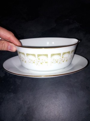 Noritake Sonia 2301 Japanische Bone China Soßenschale Festplatte Top Zustand