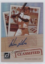 2021 Panini Donruss Classified Signatures Wilmer Flores #CS-WF Auto 0w7