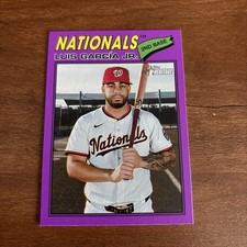 2026 Topps Heritage Purple Border - Luis Garcia Jr #43 Nationals