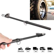 Black Dual Foot Truck Tire Air Pressure Gauge Range 10-150 Psi For Car Truck Rv