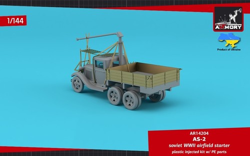 AS-2 Soviet Airfield Starter On GAZ-AAA Chassis WWII 1/144 Scale ARMORY AR 14204 - Imagen 4 de 4