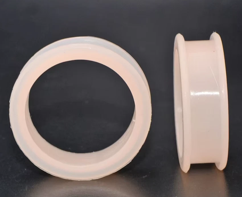 1x 3-76mm Large Flesh Skin Tone Colour Ear plug Earing Invisible RETAINER Tunnel - Image 2 of 4