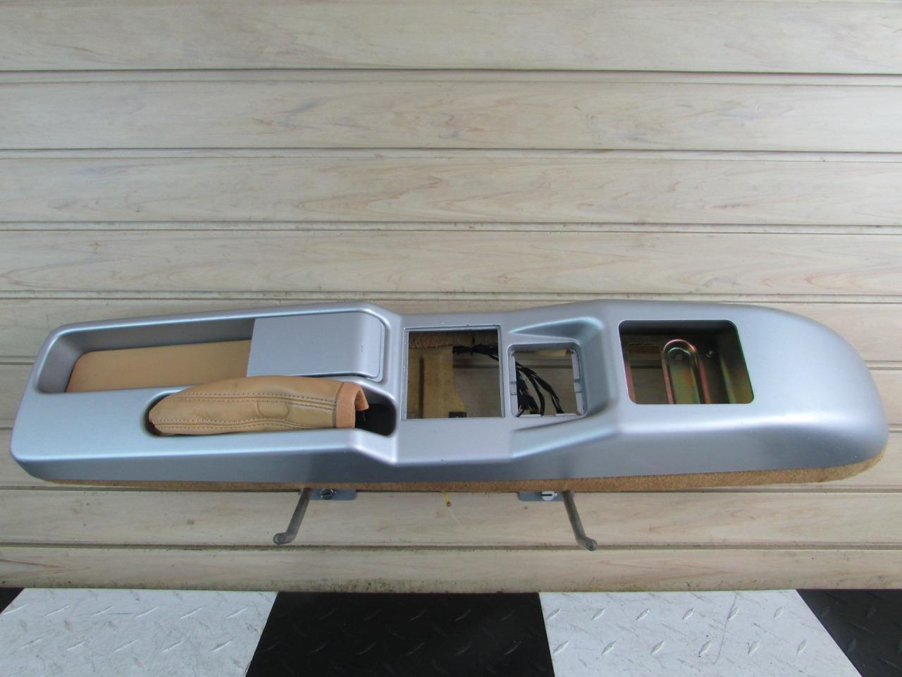 2002 Ferrari 360 Spider Center Console/ Tunnel Silver w/ Harness and EBrake Boot