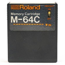Roland M-64C M64C Memory Cartridge for MKS TR JX Series Synthesizers - Vintage