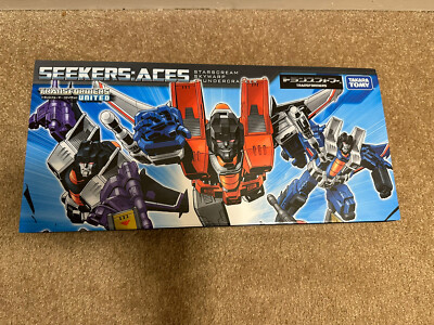 Transformers Takara Henkei United Seekers Aces Starscream Skywarp Thundercracker