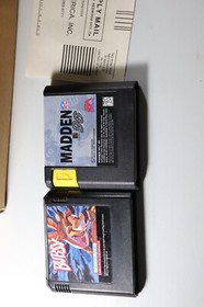 Sega CD Model 2 & Genesis Console Bundle w/ Box, Good Condition + Games -TESTED