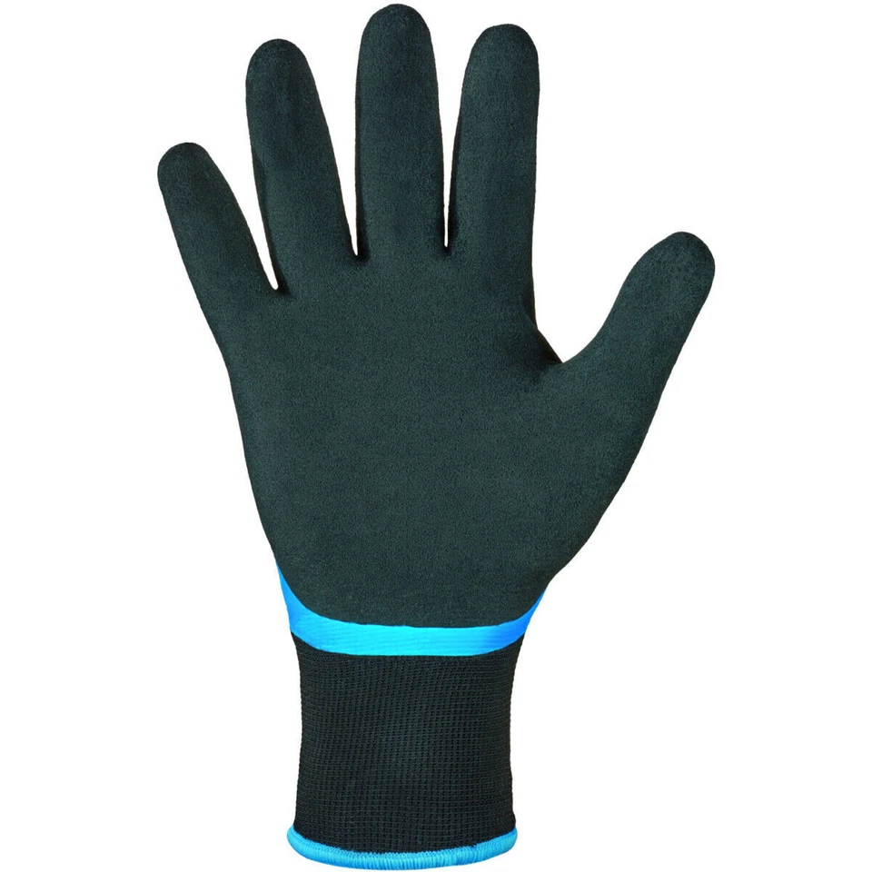 Arbeitshandschuhe Winter Handschuhe Wasserdicht Thermo Latex Handschuh gefüttert - Bild 3 von 4