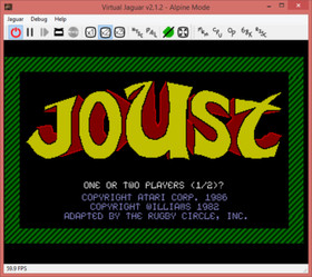 Atari Jaguar CD Game Joust (Atari ST port) in FULL Color DVD case