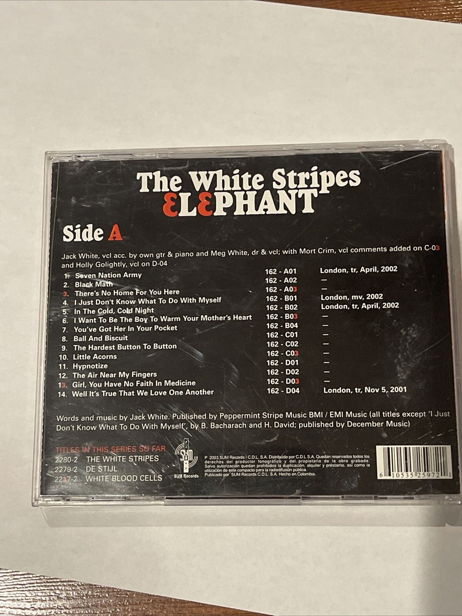 White Stripes : Elephant CD 638812714824| eBay