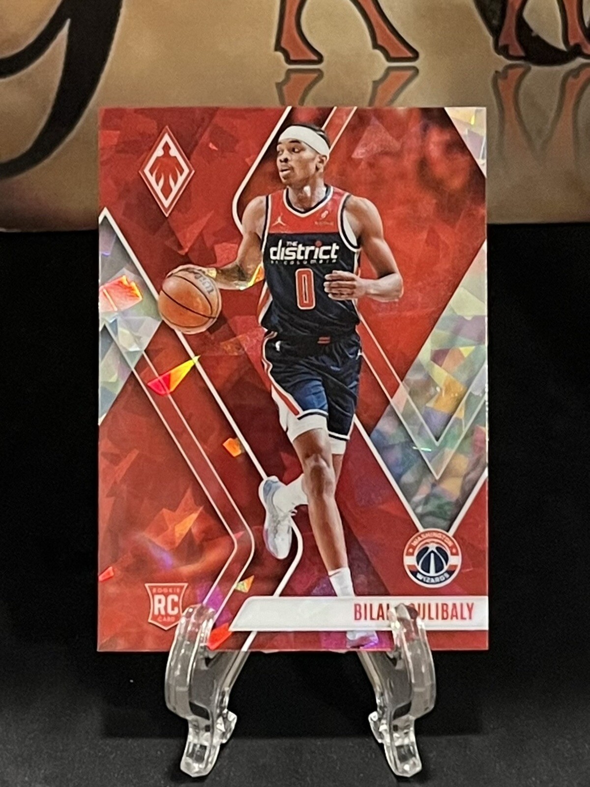 2023-24 Panini Phoenix Bilal Coulibaly RC 285 Red Ice Phoenix Washington Wizards