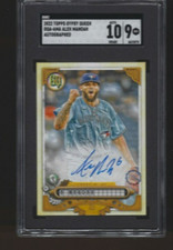 2022 Alek Manoah Topps Gypsy Queen Auto #GQA-AMA Blue Jays SGC 9 Auto 10
