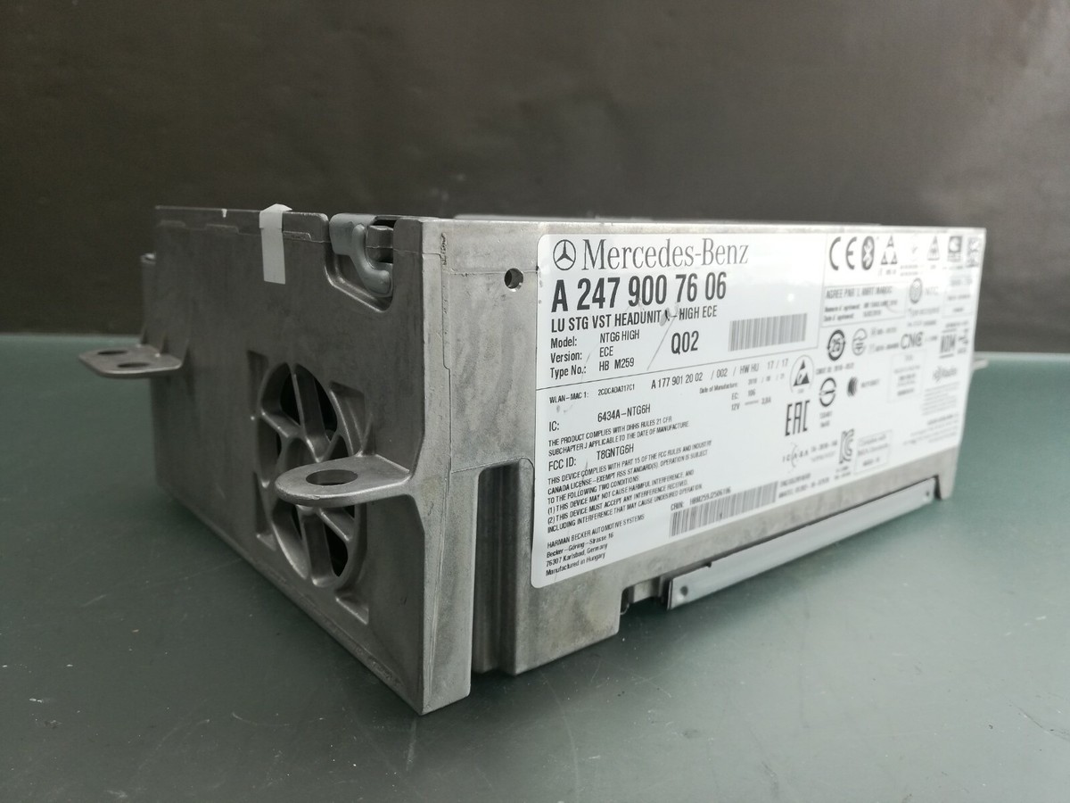 Original Mercedes W247 B-Class NTG6 Connect STG HIGH ECE Headunit