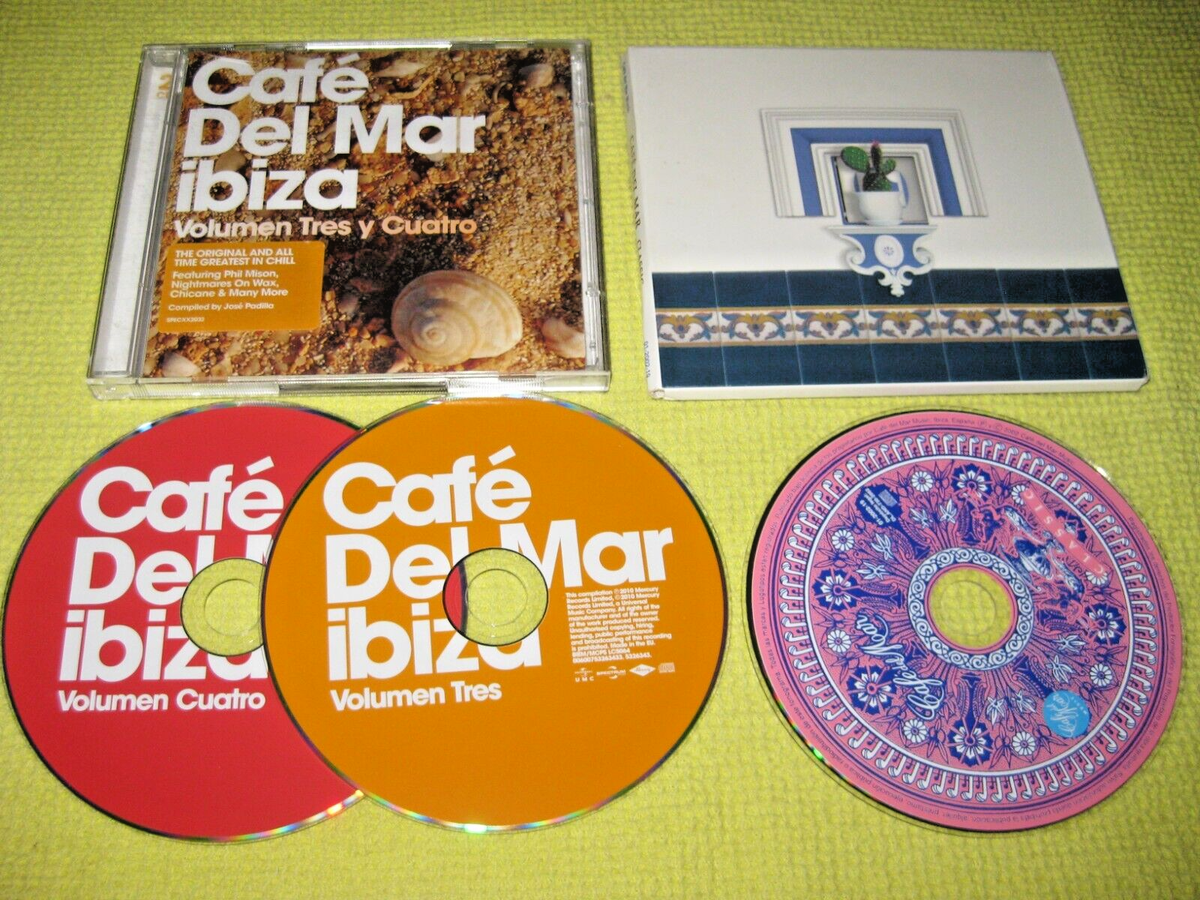 Café Del Mar Ibiza Volumen Tres Y Cuatro & Classic 3 CD Albums