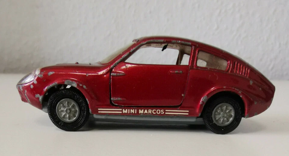 Corgi Toys 341 - Mini Marcos GT 850 Golden Jacks 60er Vintage ohne OVP - Bild 4 von 4