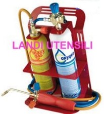 KIT CANNELLO  SALDATURA TURBO SET  + 2 BOMBOLE OSSIGENO
