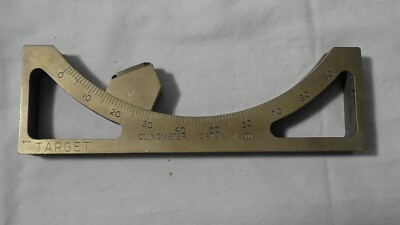 Vintage Target Clinometer Mortar MK III and Map Magnifer