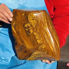 8560G Large Natural Tiger's Eye Quartz Crystal Rough Mineral Specimen  KH3245