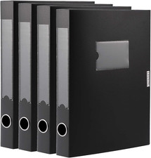A4 Storage File Boxes Archives Cases, Foldable Plastic, File Folder, Thickened t
