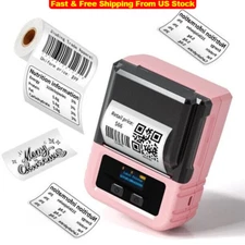 Label Maker Machine Portable Bluetooth Thermal Printer Mini Mobile Sticker Lot