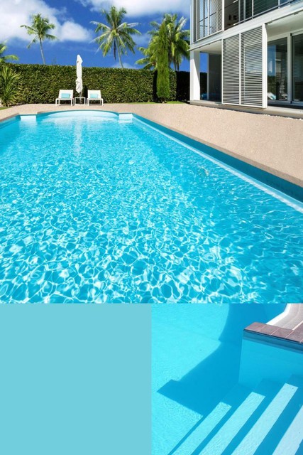 Ocean Blue Pool Paint 5 Gal Exterior Acrylic Semi Gloss Finish Self Priming for sale online | eBay