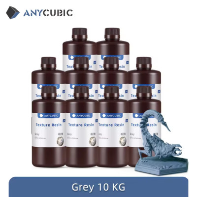 (10KG Grau) ANYCUBIC 14K Texture Resin LCD SLA 3D Drucker 405nm UV Harz Cure