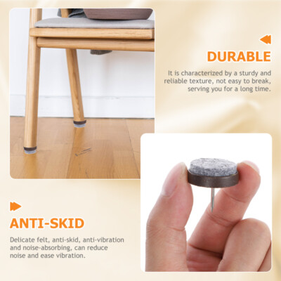 50pcs Chair Leg Floor Protector Nonslip Furniture Pad For Hardwood
