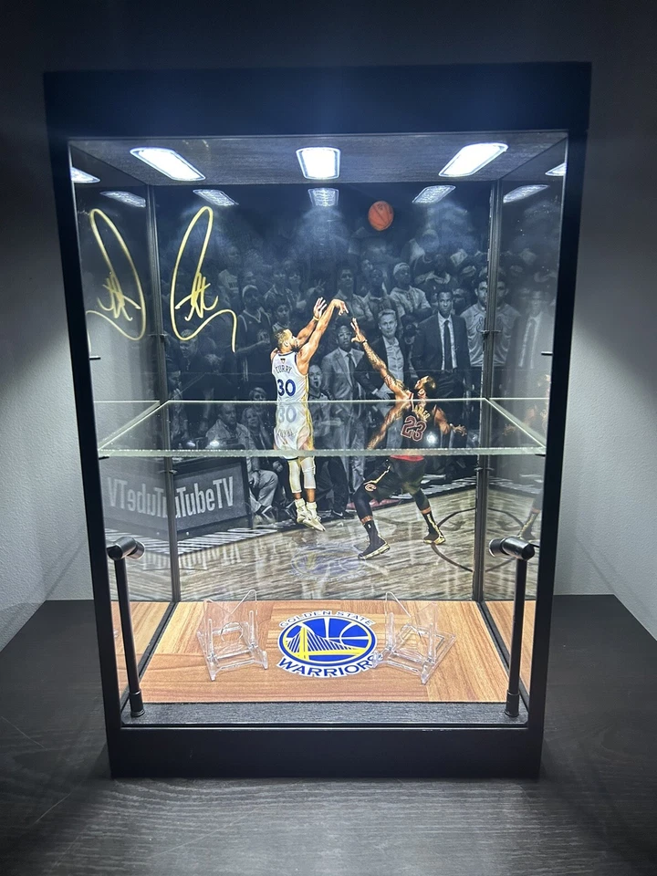 Steph Curry PSA & BGS led sports card display case. Golden State Warriors - Image 4 of 4