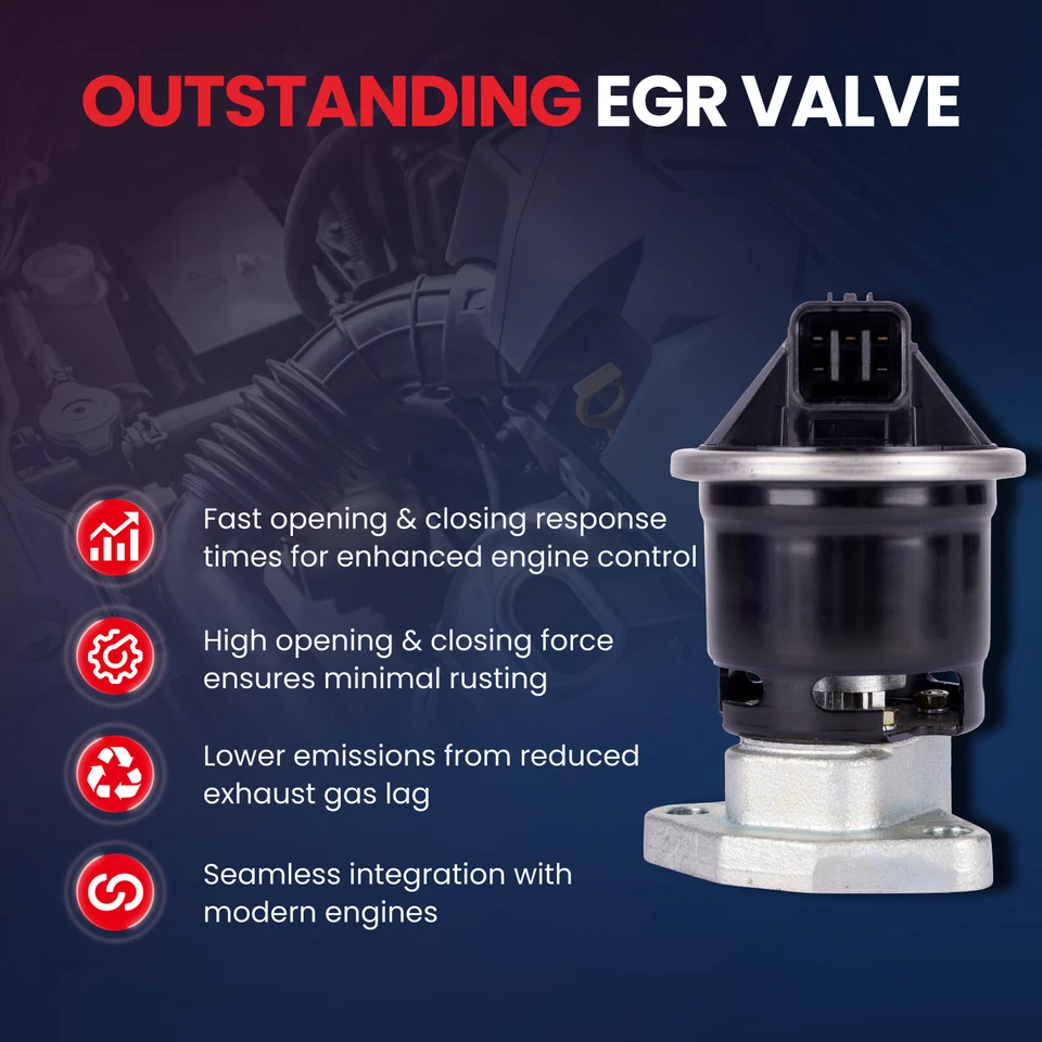 Fit Honda Odyssey Accord Pilot Ridgeline Acura TL MDX RL CL Saturn Vue EGR Valve - Image 2 of 4